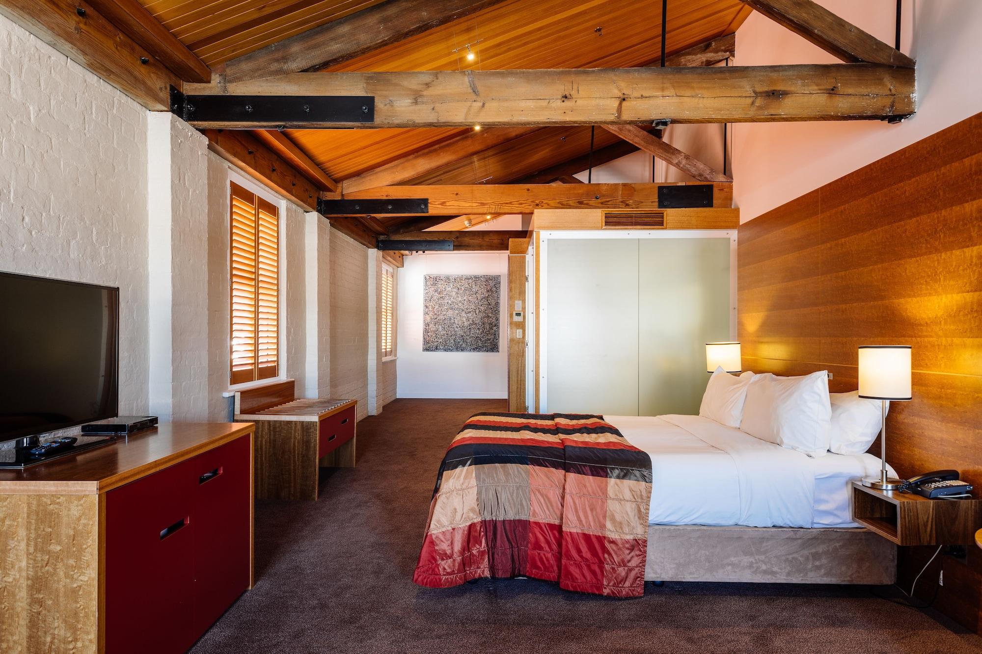 The Henry Jones Art Hotel Hobart Buitenkant foto A room at the Hotel Valley Ho